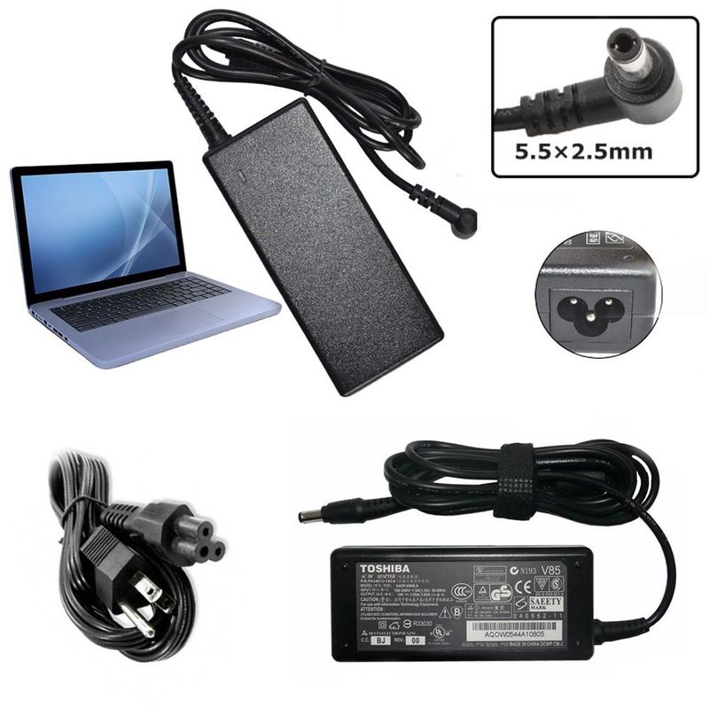 GENERICO - Cargador Genérico Laptop Toshiba 19V 395A 75w 55x25mm
