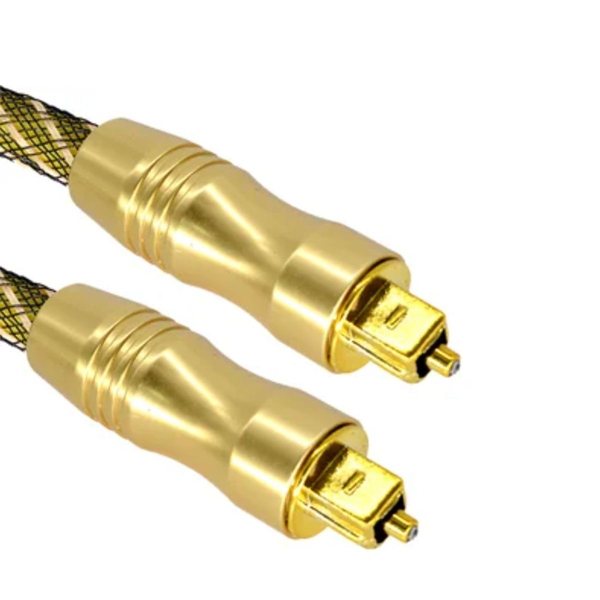 GENERICO - Cable De Audio Digital De Fibra Óptica 1,5 Mts Od 6.0 Optico dorado