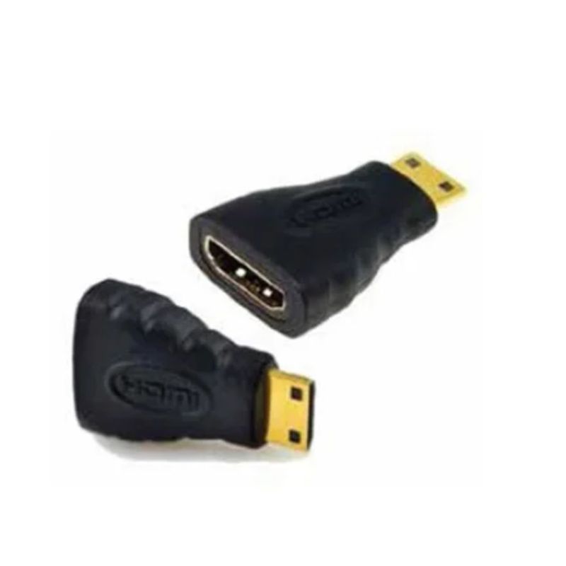 GENERICO - Adaptador Mini Hdmi Macho A Hdmi Hembra Audio Y Video