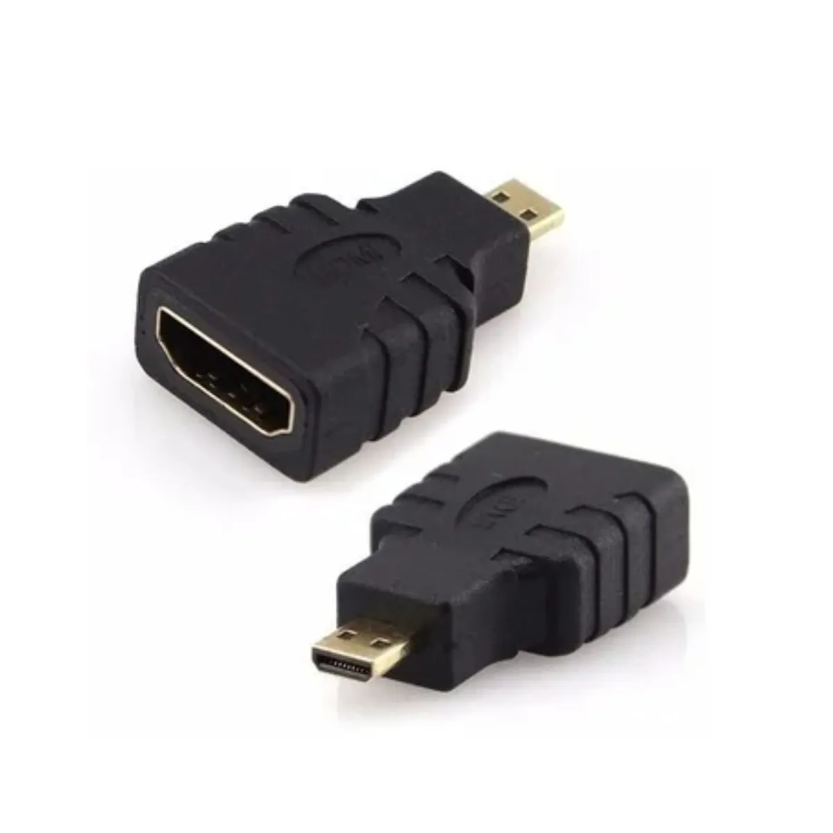 GENERICO - Adaptador Micro Hdmi Macho A Hdmi Hembra Audio Y Video