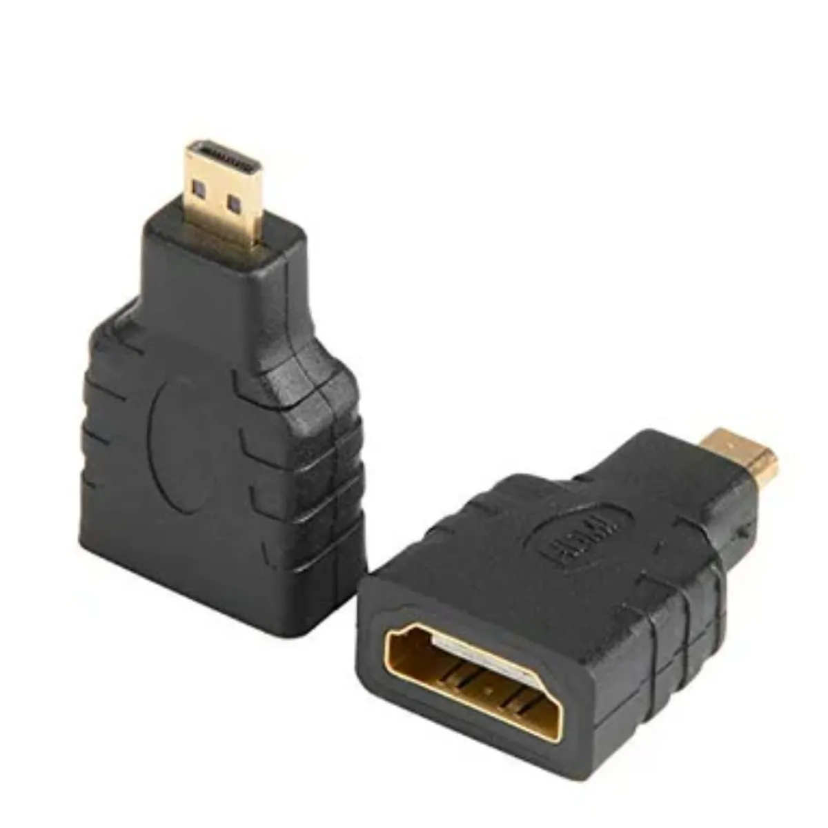 GENERICO - Adaptador Micro Hdmi Macho A Hdmi Hembra Audio Y Video