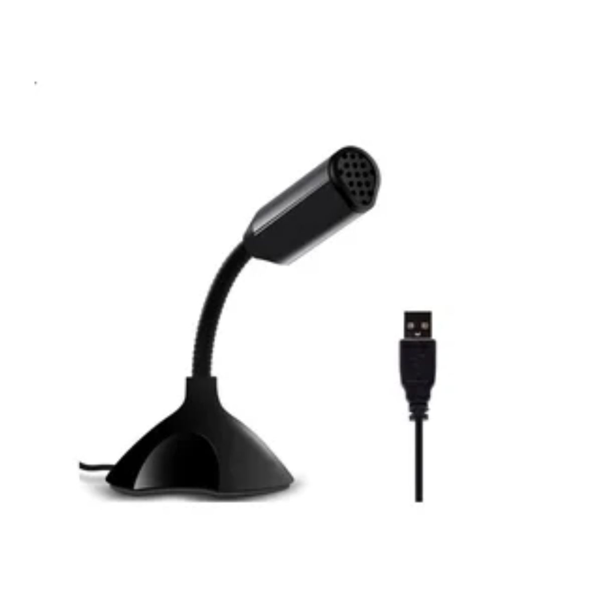 GENERICO - Micrófono Usb Para Pc Laptop Profesional De Escritorio - Negro