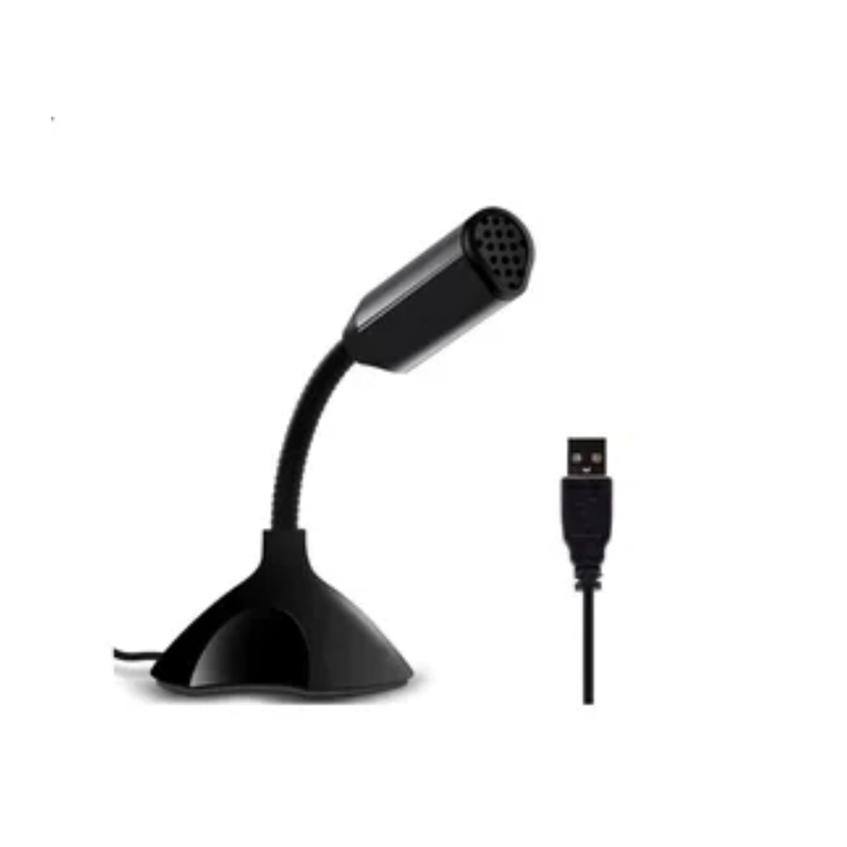 GENERICO - Micrófono Usb Para Pc Laptop Profesional De Escritorio - Negro