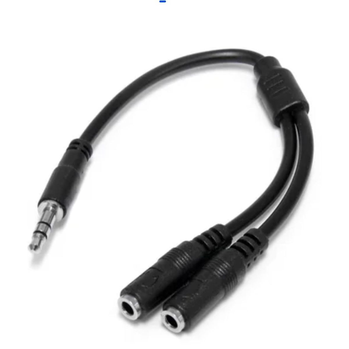 GENERICO - Adaptador Splitter Jack 3.5mm Audífonos Divisor 2 Hembra Mini