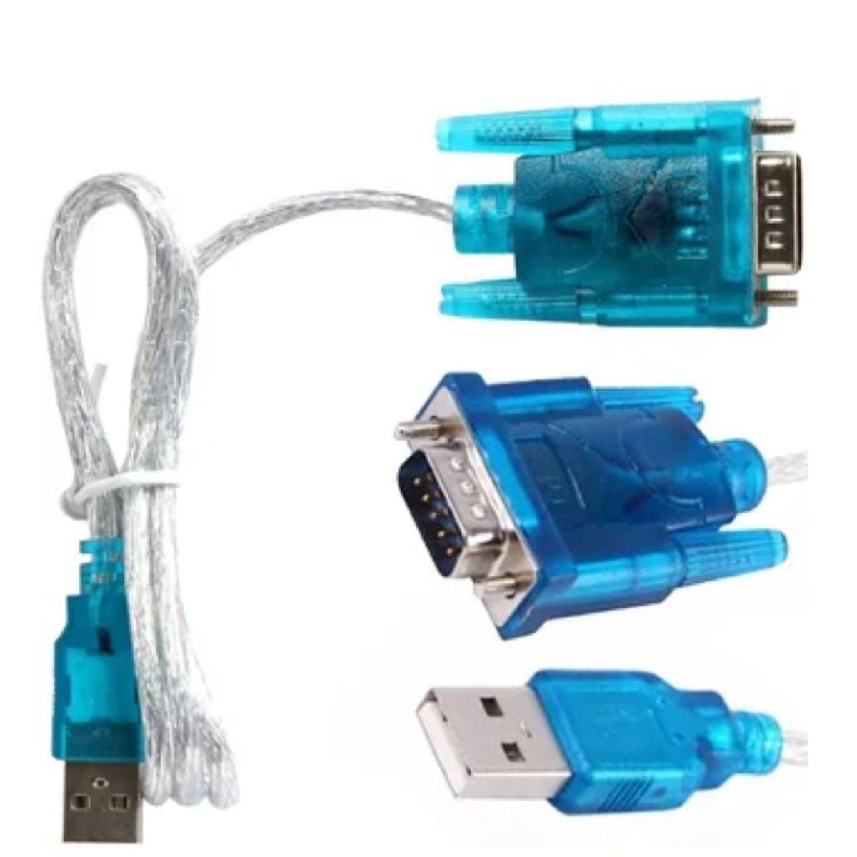 GENERICO - Cable Adaptador Usb A Serie rs232  Paralelo db25 Macho