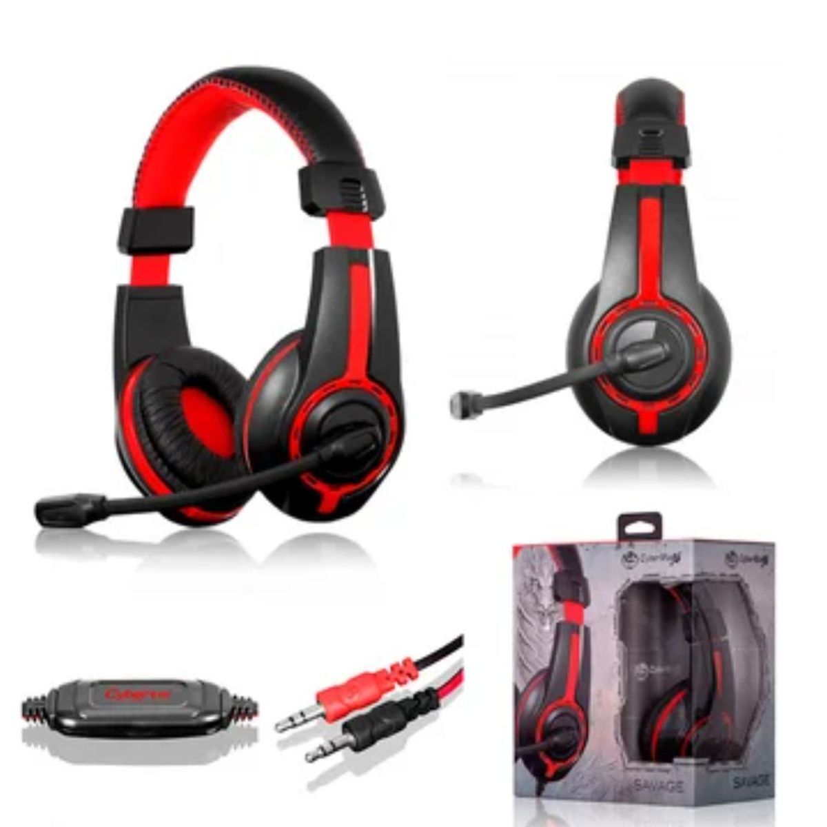 CYBERTEL - Audifonos Cybertel Savage Con Microfono C Volumen Jack 35mm