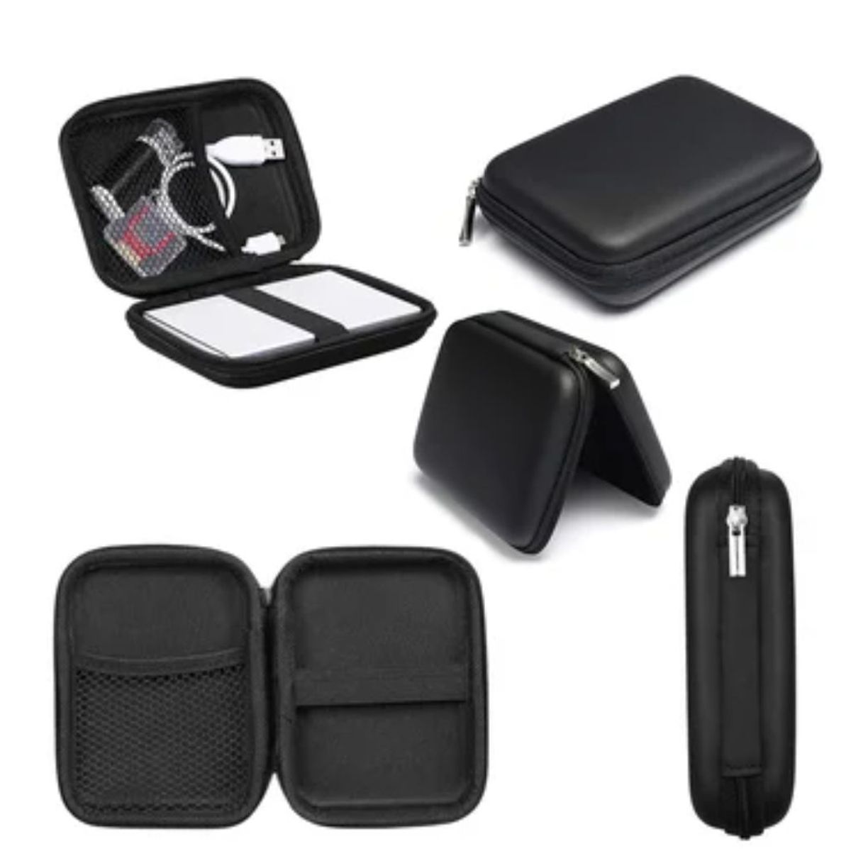 GENERICO - Funda Anti Golpes Case Disco Duro Externo 2.5 Cremallera Liso