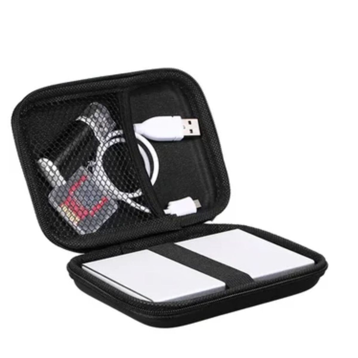 GENERICO - Funda Anti Golpes Case Disco Duro Externo 2.5 Cremallera Liso