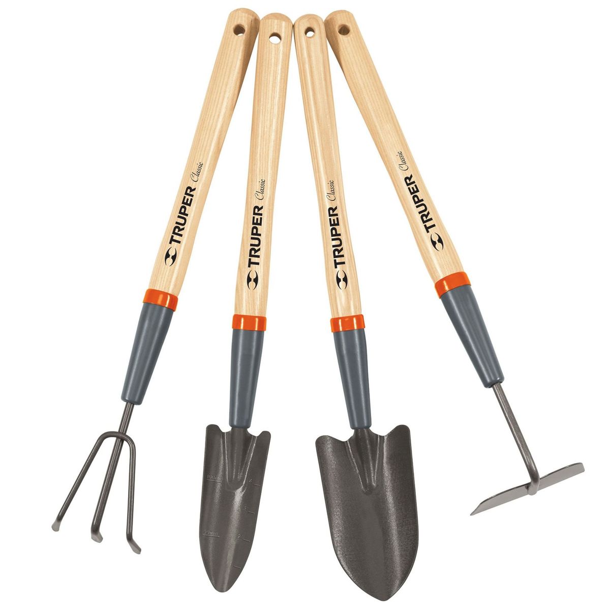 TRUPER - Juego de herramientas jardín 15Pulg 4Pzas Truper