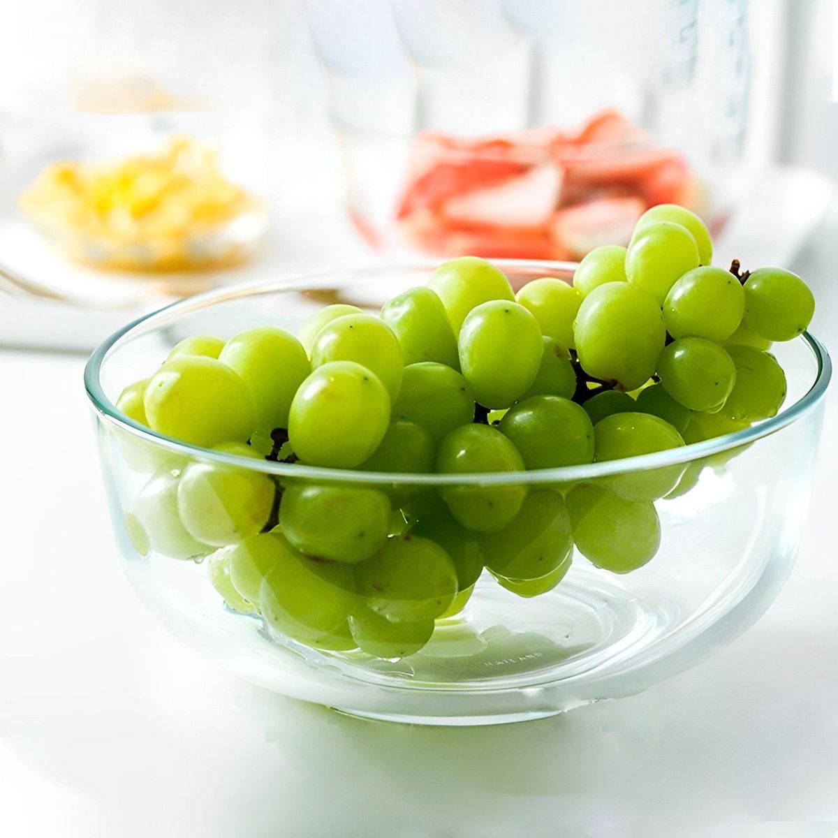 INSPIRA MARKET - Set x 4 Bowl Ensaladera de Vidrio 1200 ml