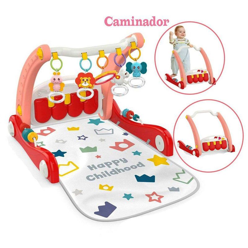 IDEAL - Gimnasio Caminador 2en1 Musical King Walker