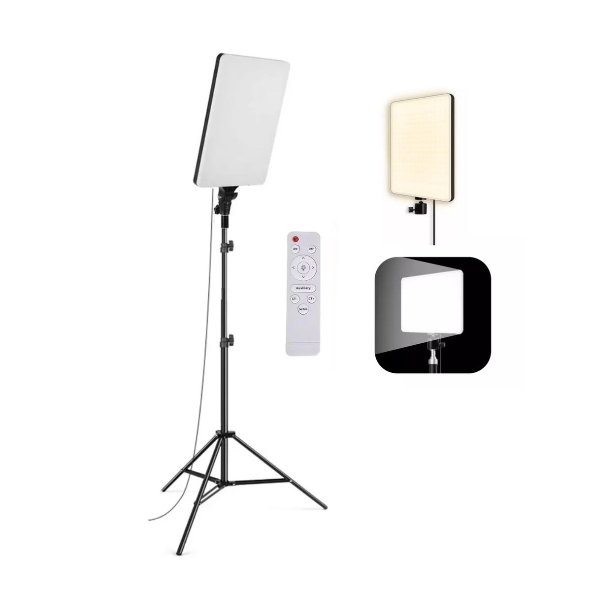 OEM - Panel de iluminación LED 10 pulgadas Ra96+ y trípode MM-240B