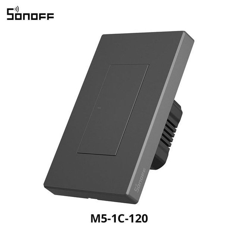 SONOFF - Interruptor Inteligente Sonoff M5 1 boton Domotica Alexa Google Home