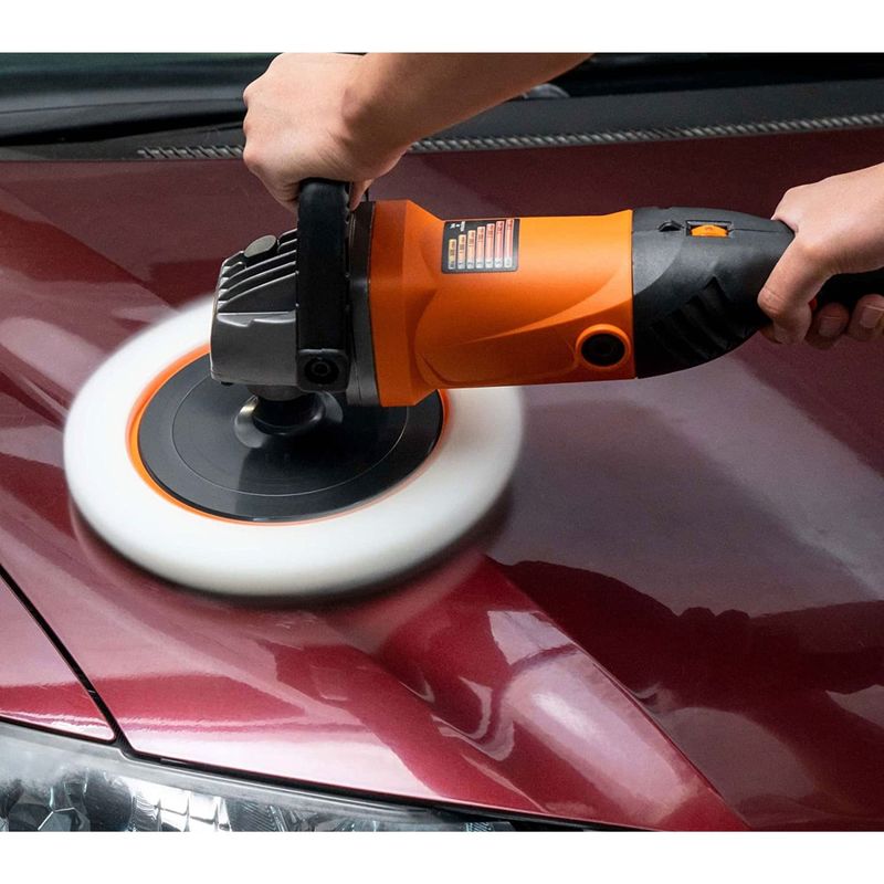 TRUPER - Pulidora de auto moto acabado fino industrial 7Pulg 1200W