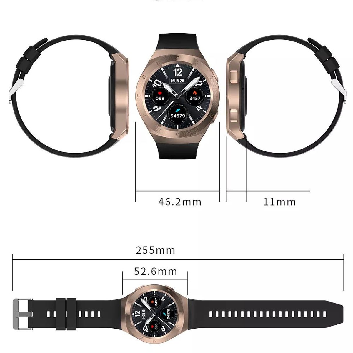 GENERICO - SmartWatch Reloj Inteligente Mobulaa SK1 Sport