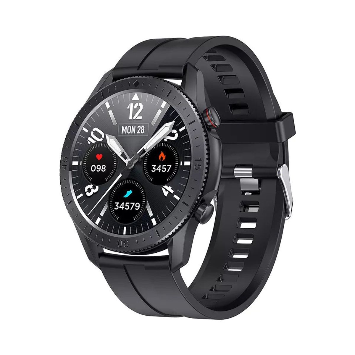 GENERICO - SmartWatch Reloj Inteligente Mobulaa SK5 Elegante Negro
