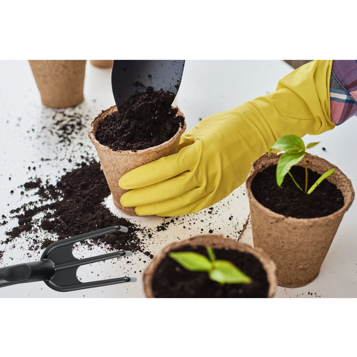 PRETUL - Juego de herramientas para jardin 3 piezas. Pretul