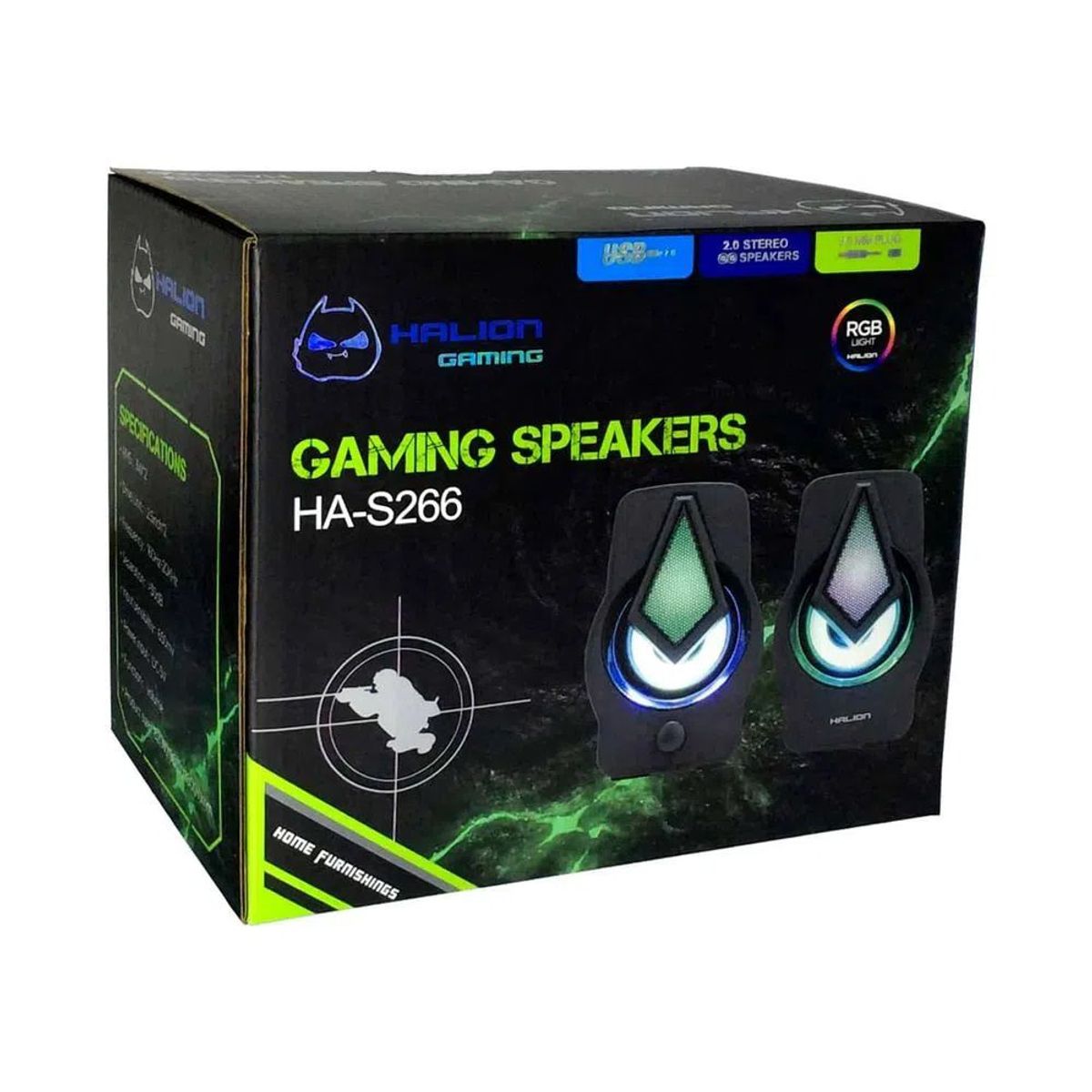 HALION - Parlante para PC Gamer Halion HA-S266