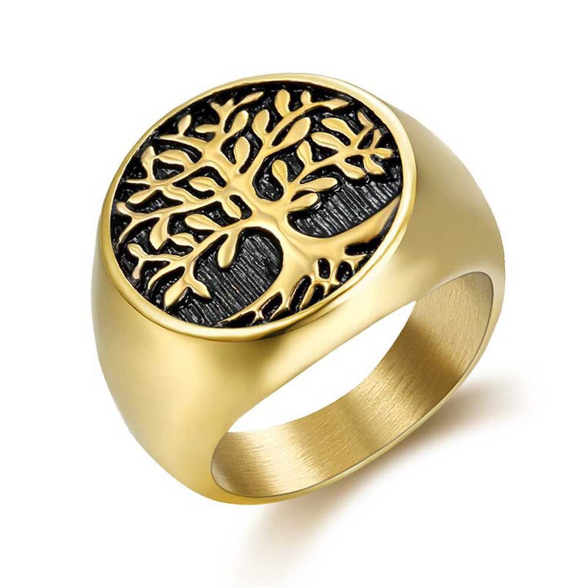 GENERICO - ANILLO ?RBOL DE LAVI DORADO - RIN-38