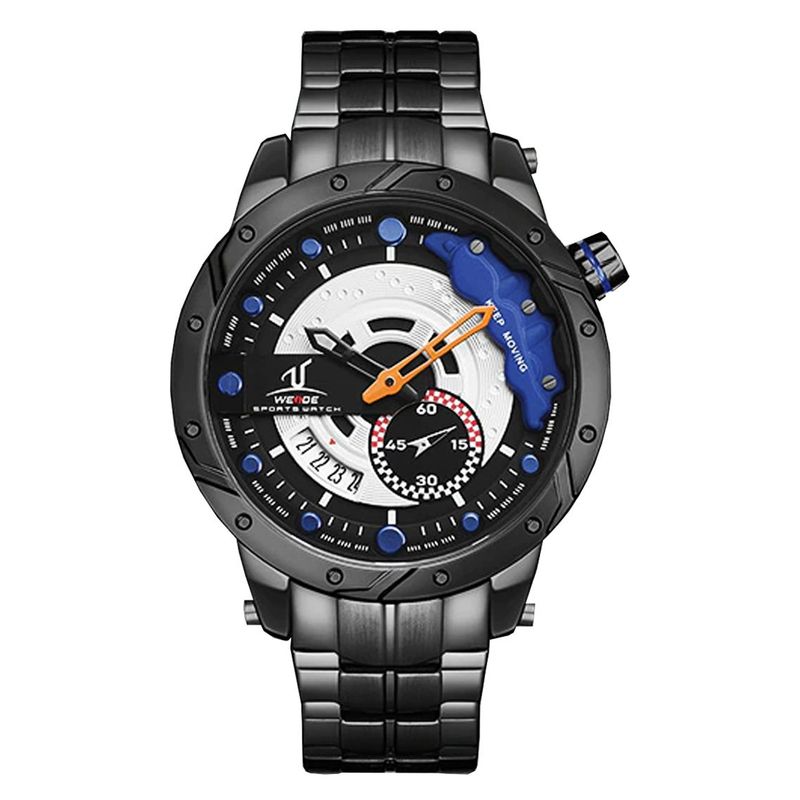 WEIDE - RELOJ WEIDE - NEGRO AZUL ORG?NICO - SKU WEI-4