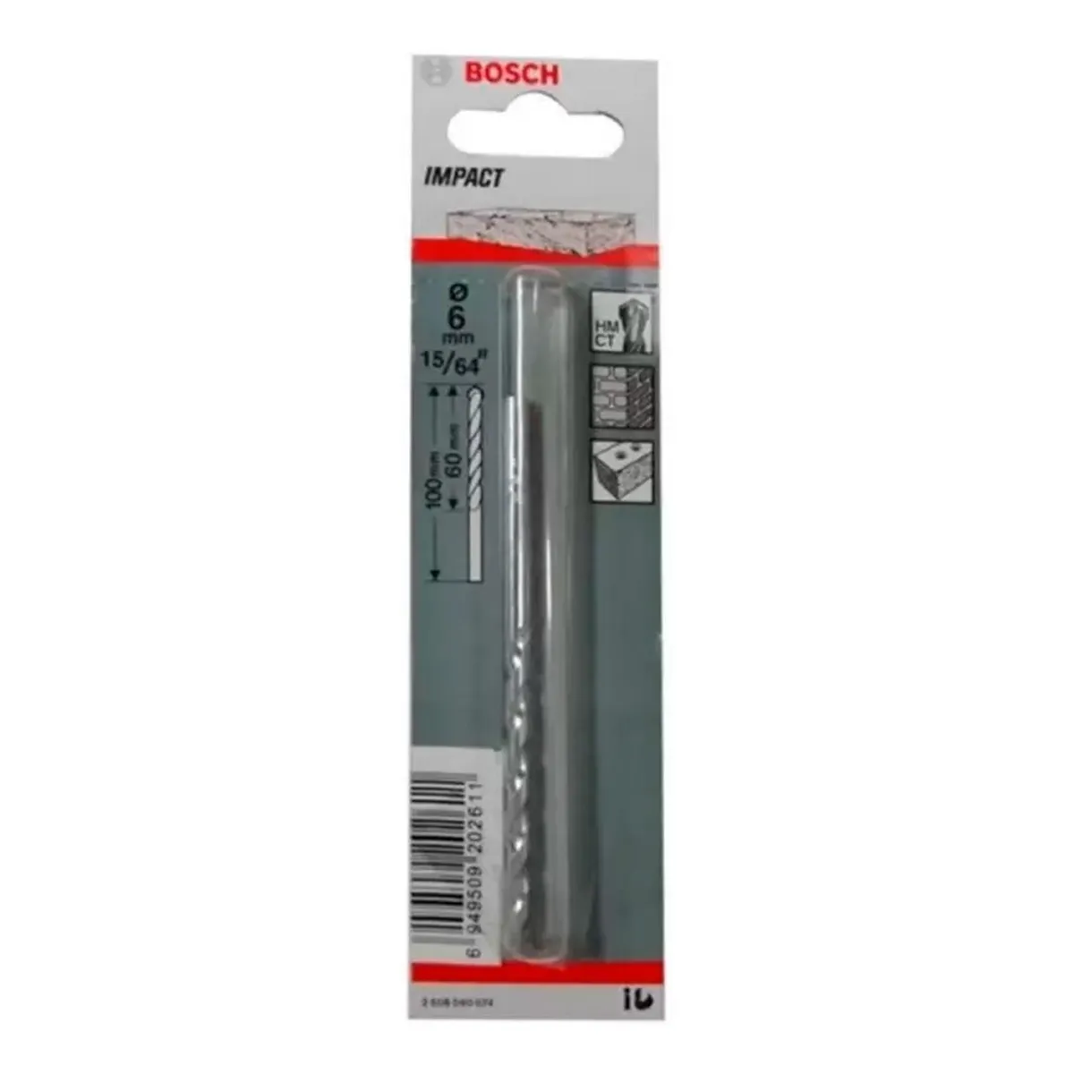 Bosch - Broca para Concreto Bosch Impact CYL-1 6.0 X 100 mm