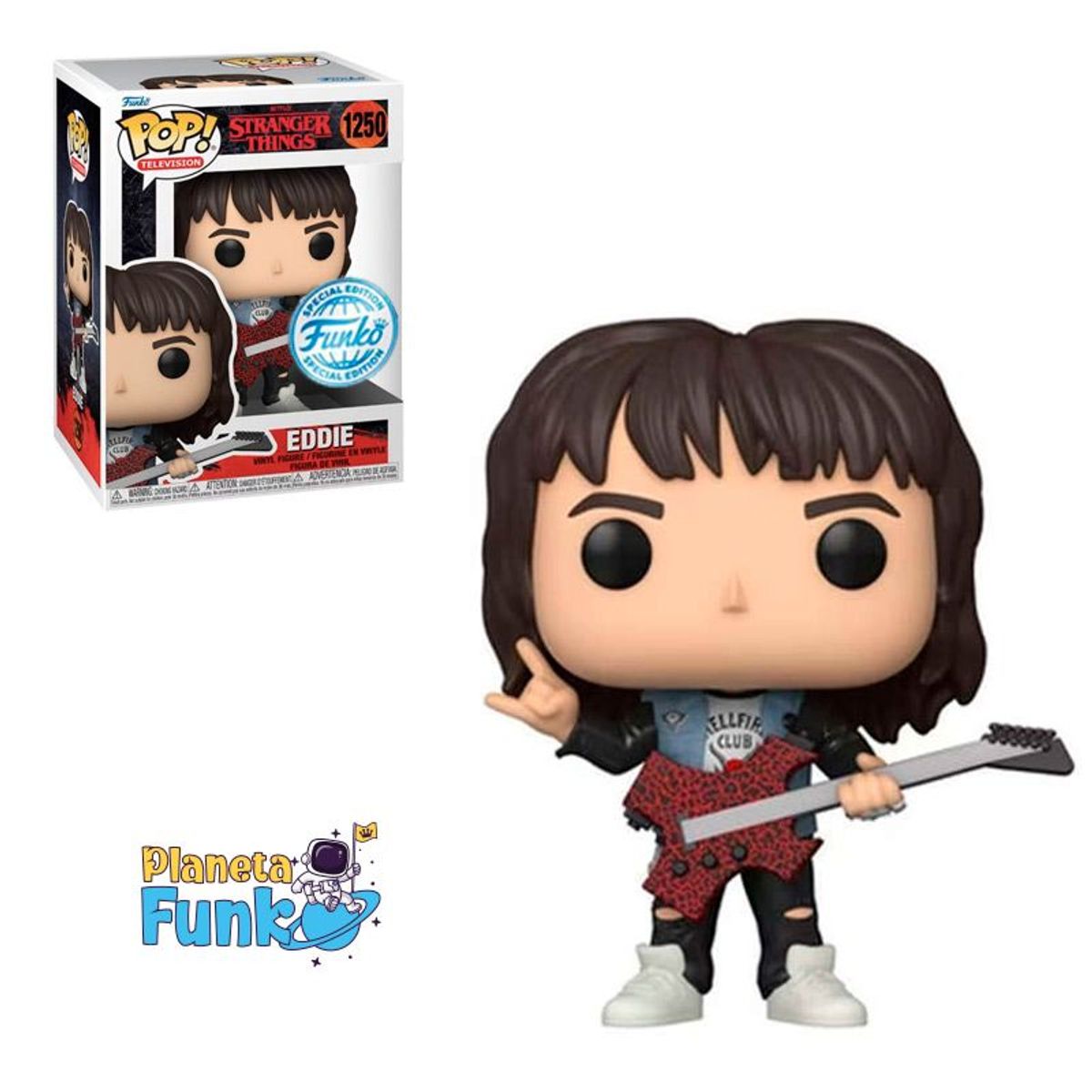 FUNKO - Funko Pop Stranger Things Eddie 1250 Special Edition