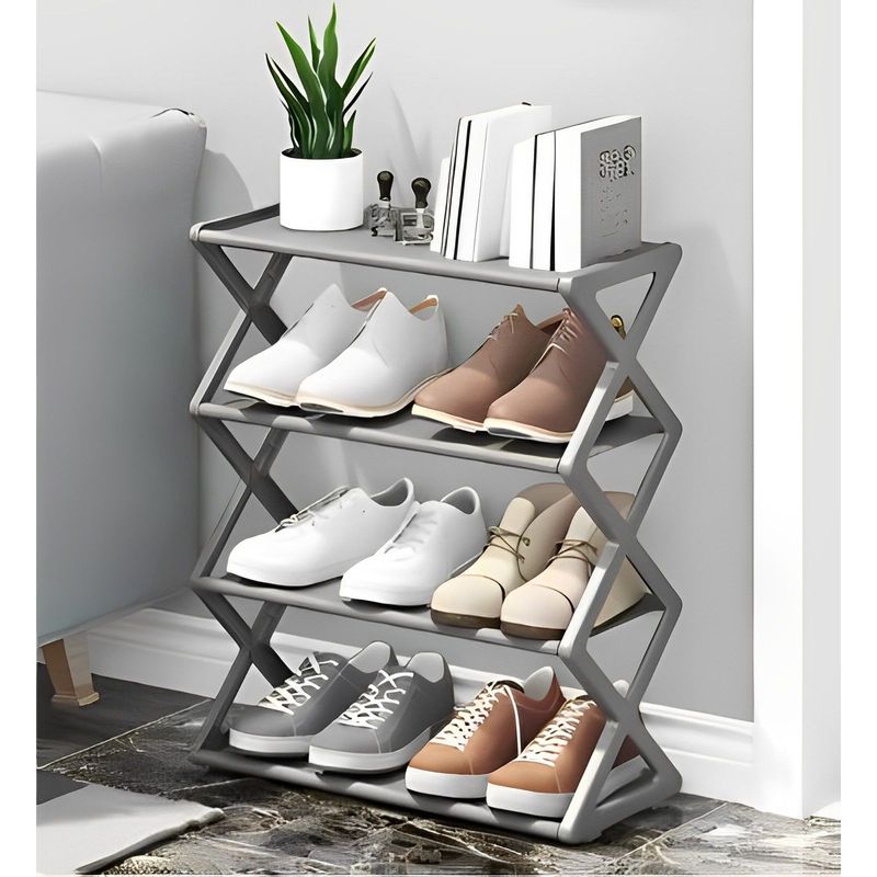 INSPIRA MARKET - Organizador Zapatera 4 Niveles Modelo X-X Aleatorio
