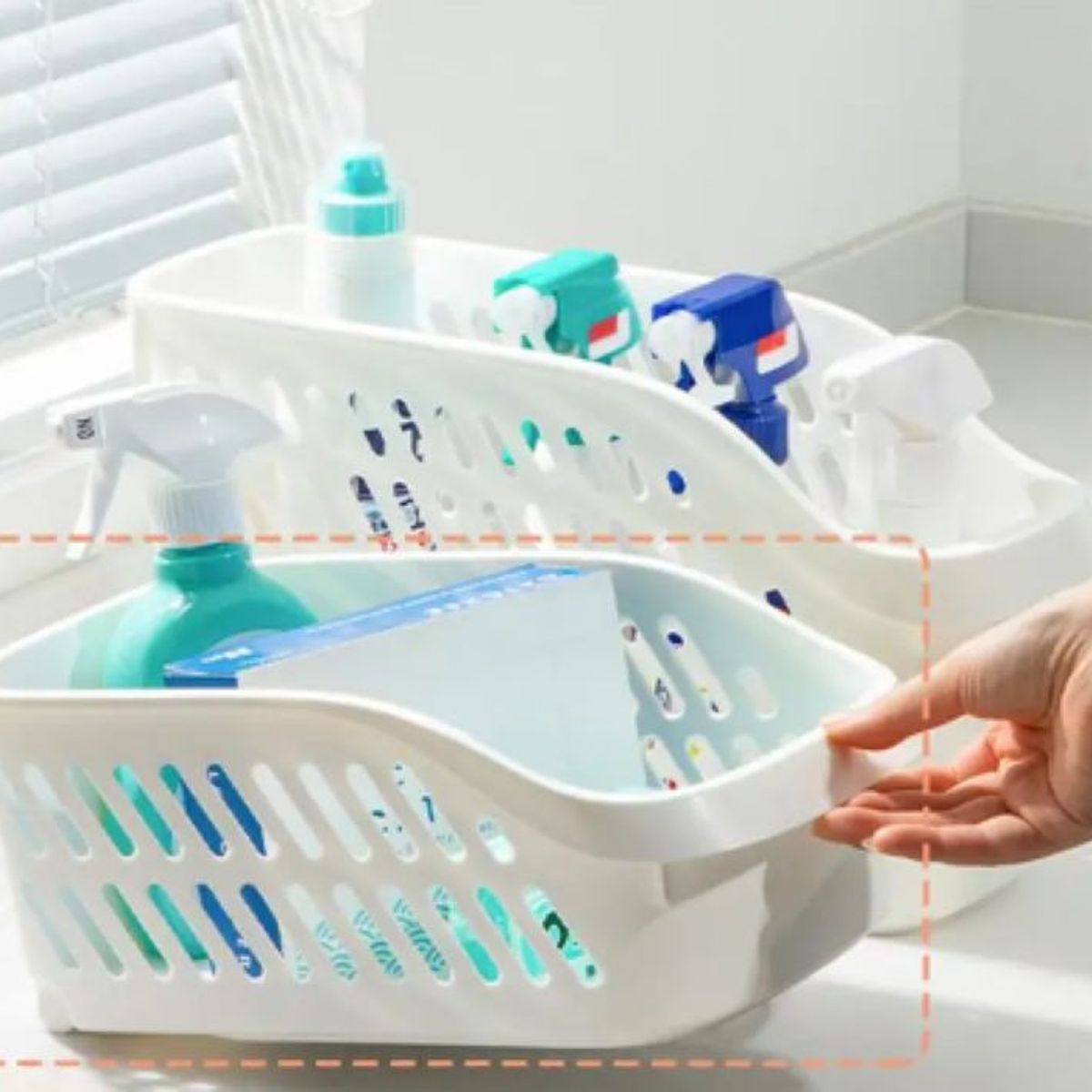 GENERICO - CESTA ORGANIZADORA CON RUEDAS