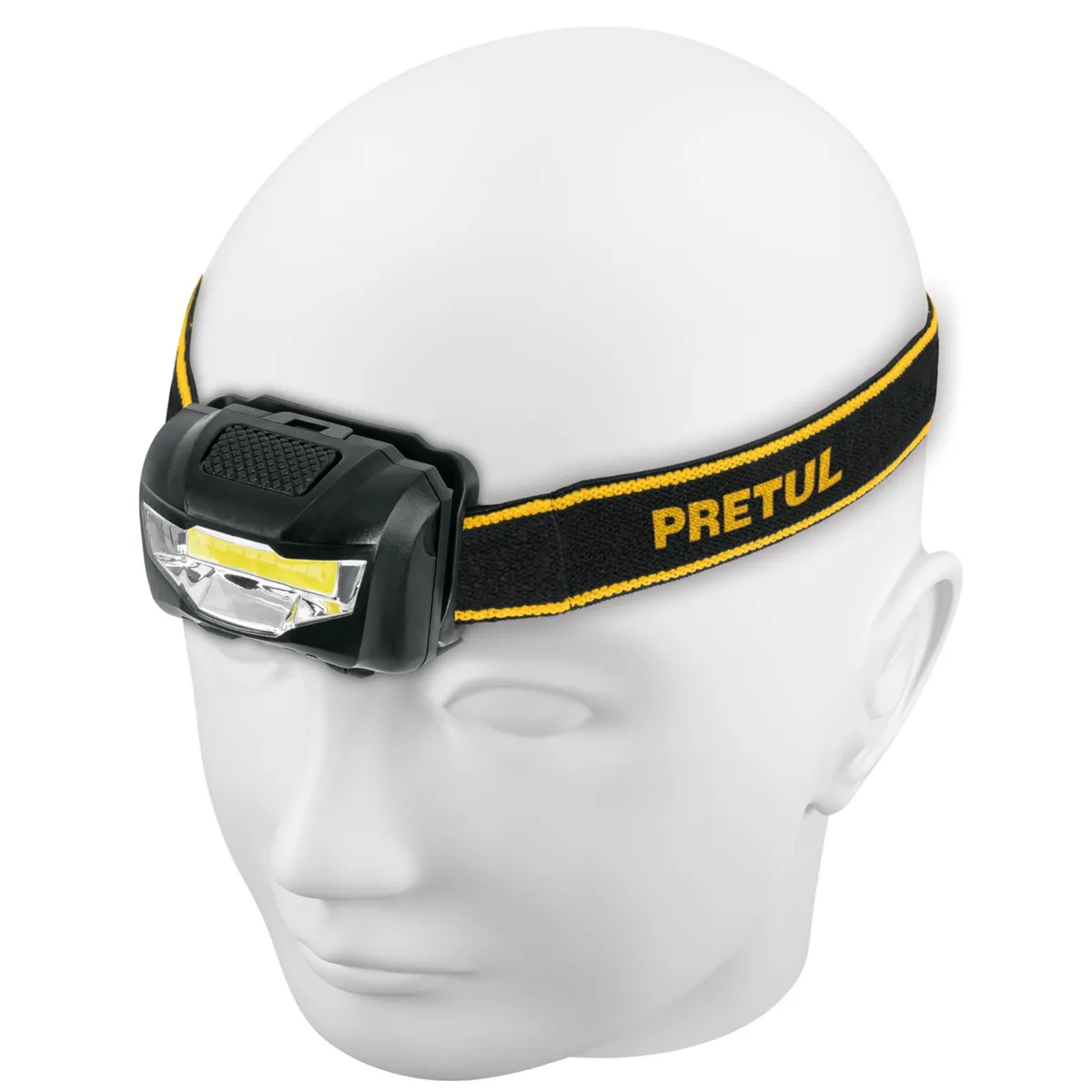 PRETUL - Linterna de cabeza, Linterna minero, LED 65 lm, Pretul