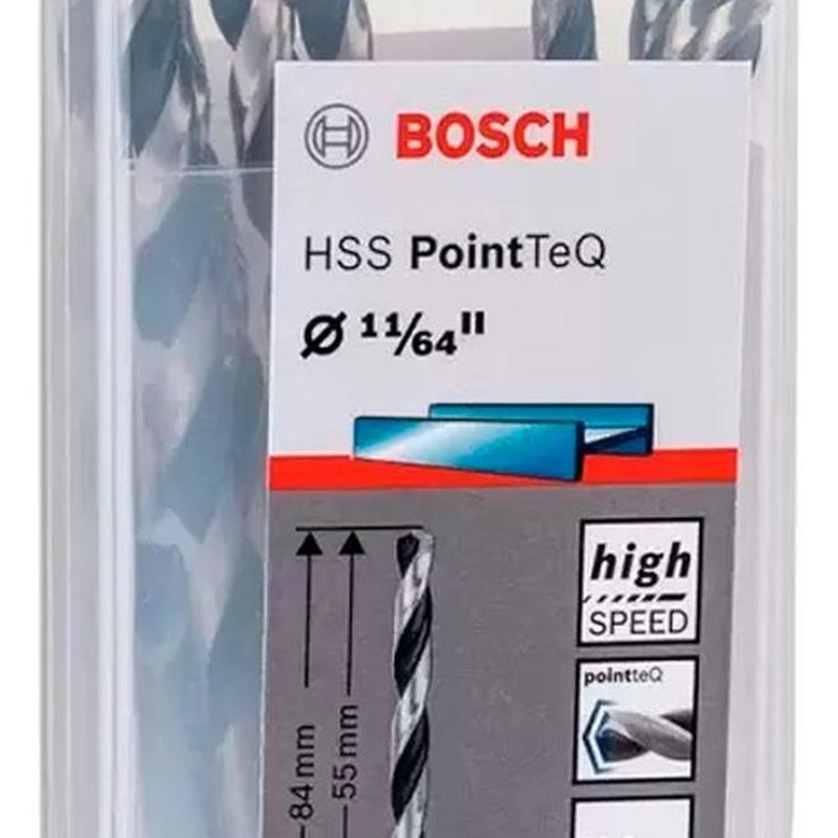 Bosch - Bosch Broca Metal HSS PointTeQ Caja X 10 11/64"