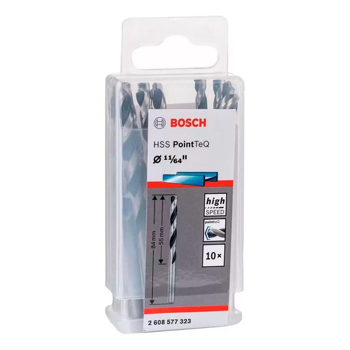 Bosch - Bosch Broca Metal HSS PointTeQ Caja X 10 11/64"