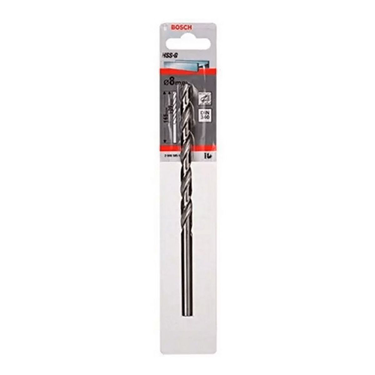 BOSCH - Bosch Broca Metal HSS-G 8.0X117mm 1 unidad