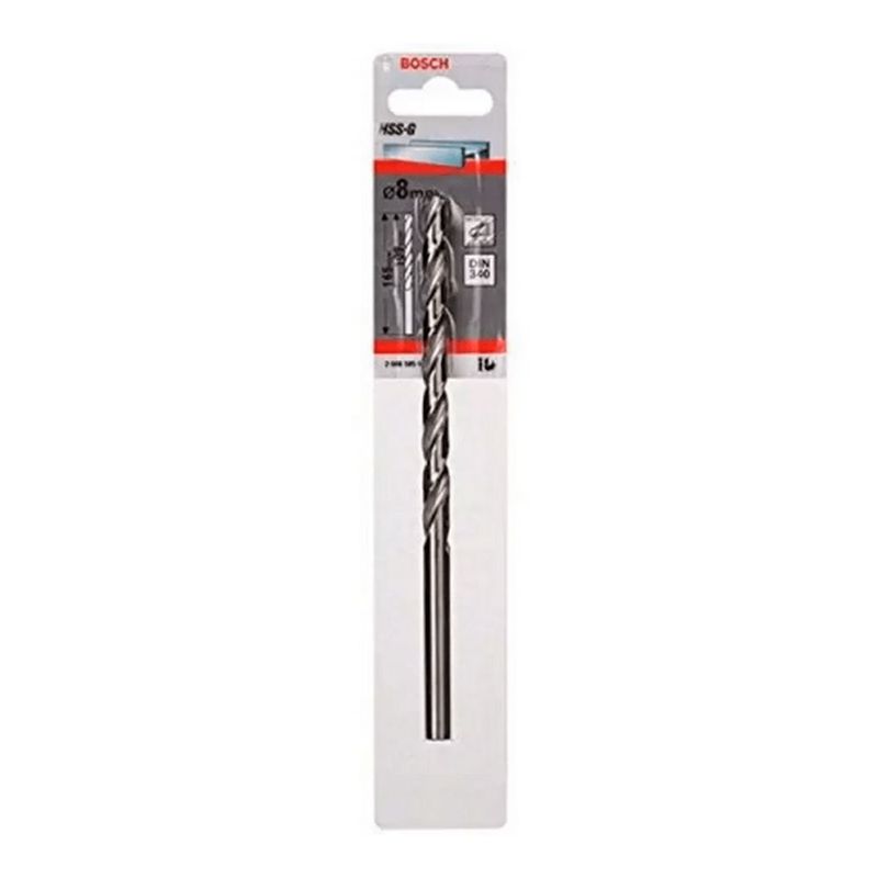 BOSCH - Bosch Broca Metal HSS-G 8.0X117mm 1 unidad