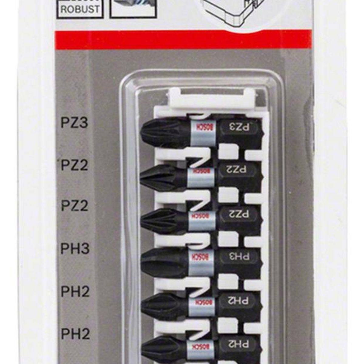 BOSCH - Set Bit 8pzas Bosch Impact Control 25mm