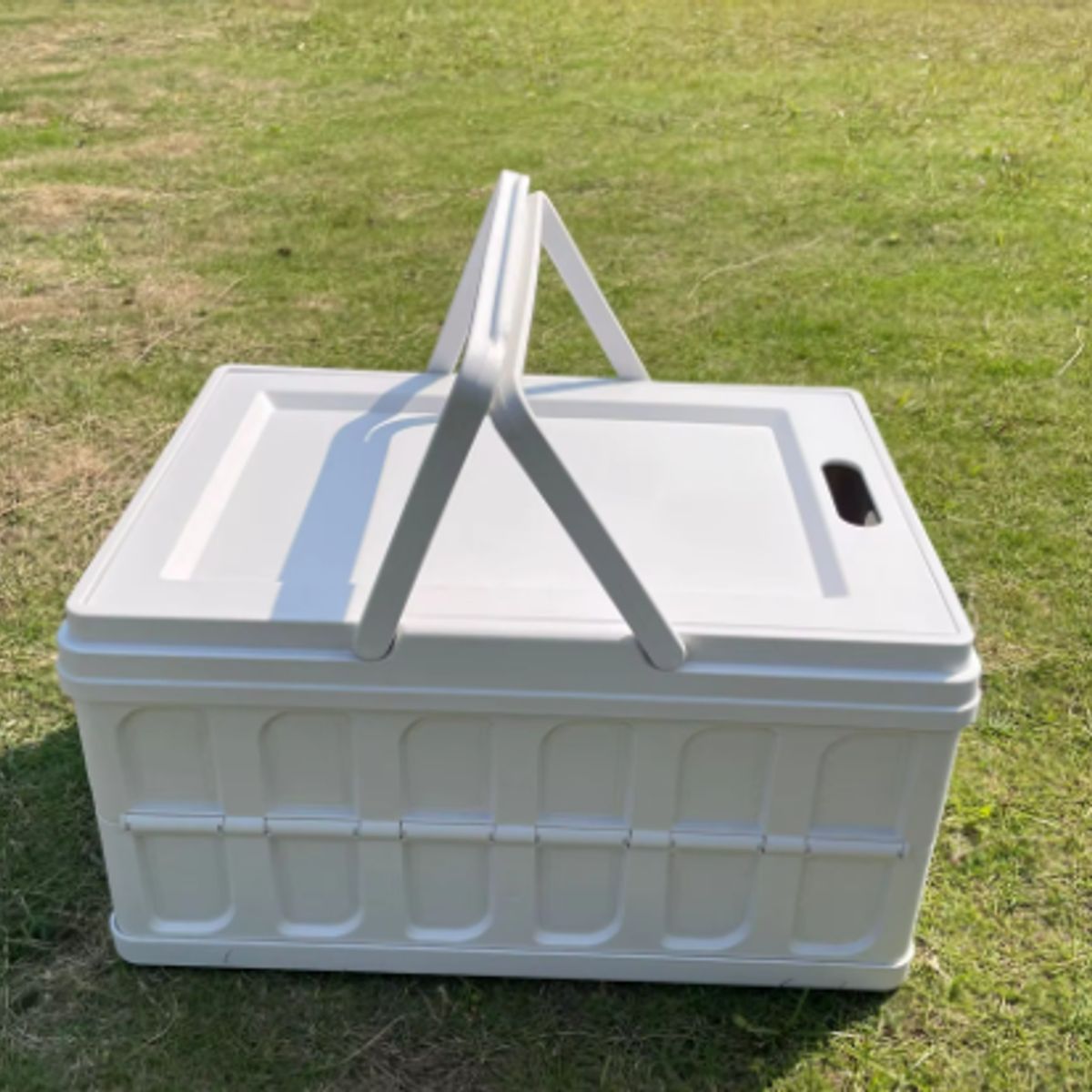 GENERICO - CAJA PLEGABLE BLANCO GRANDE 48X32X24CM