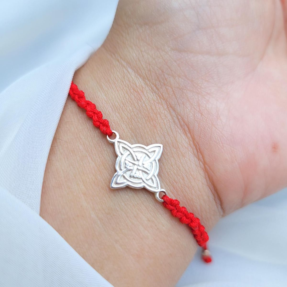 INTUERI - Pulsera Nudo de Bruja plata