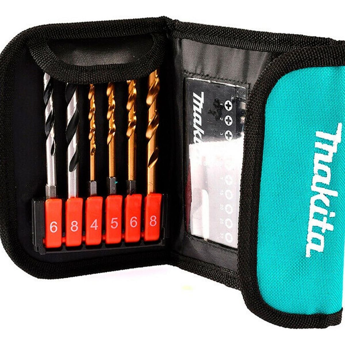 MAKITA - Set De Brocas D-31762 Madera Metal Puntillas 17 Un Makita