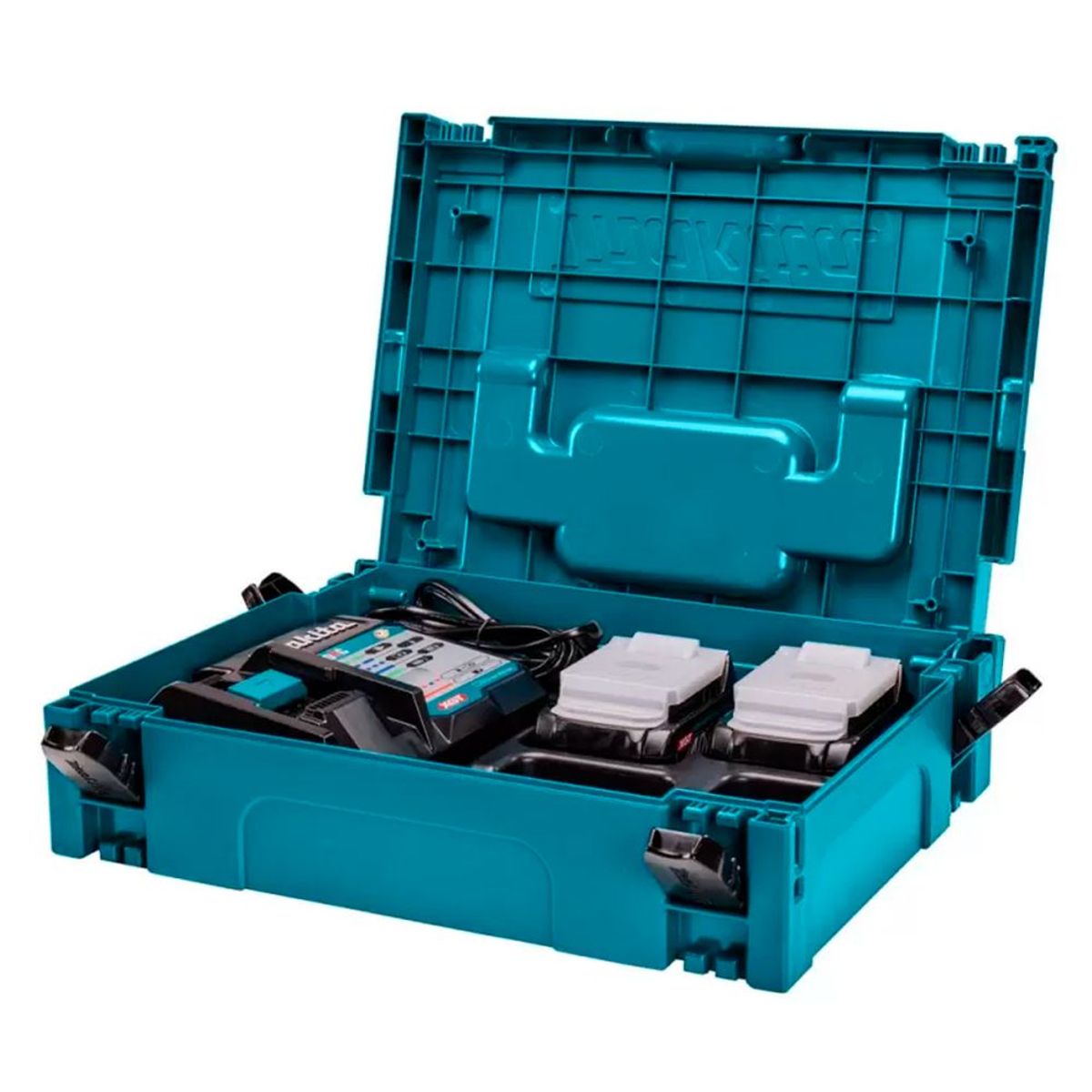 MAKITA - Makpac 2 Baterías 2.0Ah BL4020 + Cargador DC40RC XGT 40V