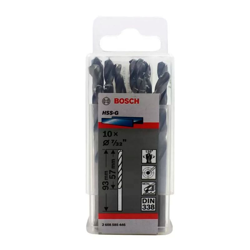 BOSCH - Bosch Broca Metal HSS-G X10U  5.6mm  7/32"