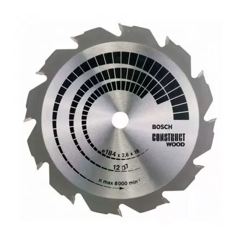 BOSCH - Disco Sierra Circular Bosch 7 1/4"X 12D Construct Wood