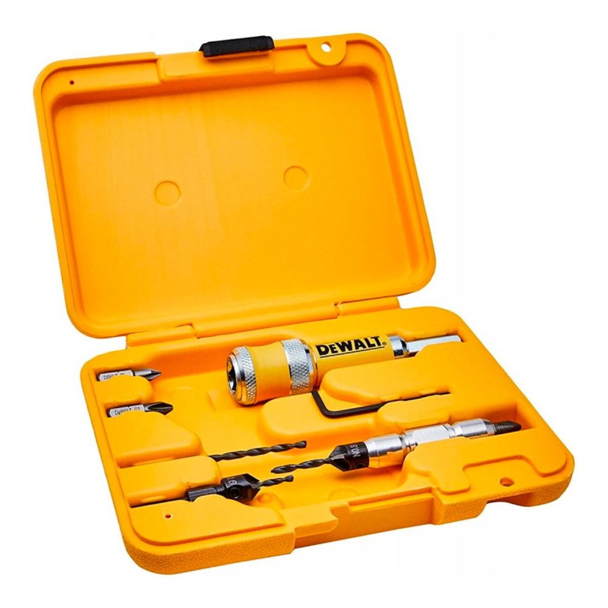 DEWALT - Set de Taladrar Atornillar Dewalt DW2730 Cambio Rápido 8 Pzs