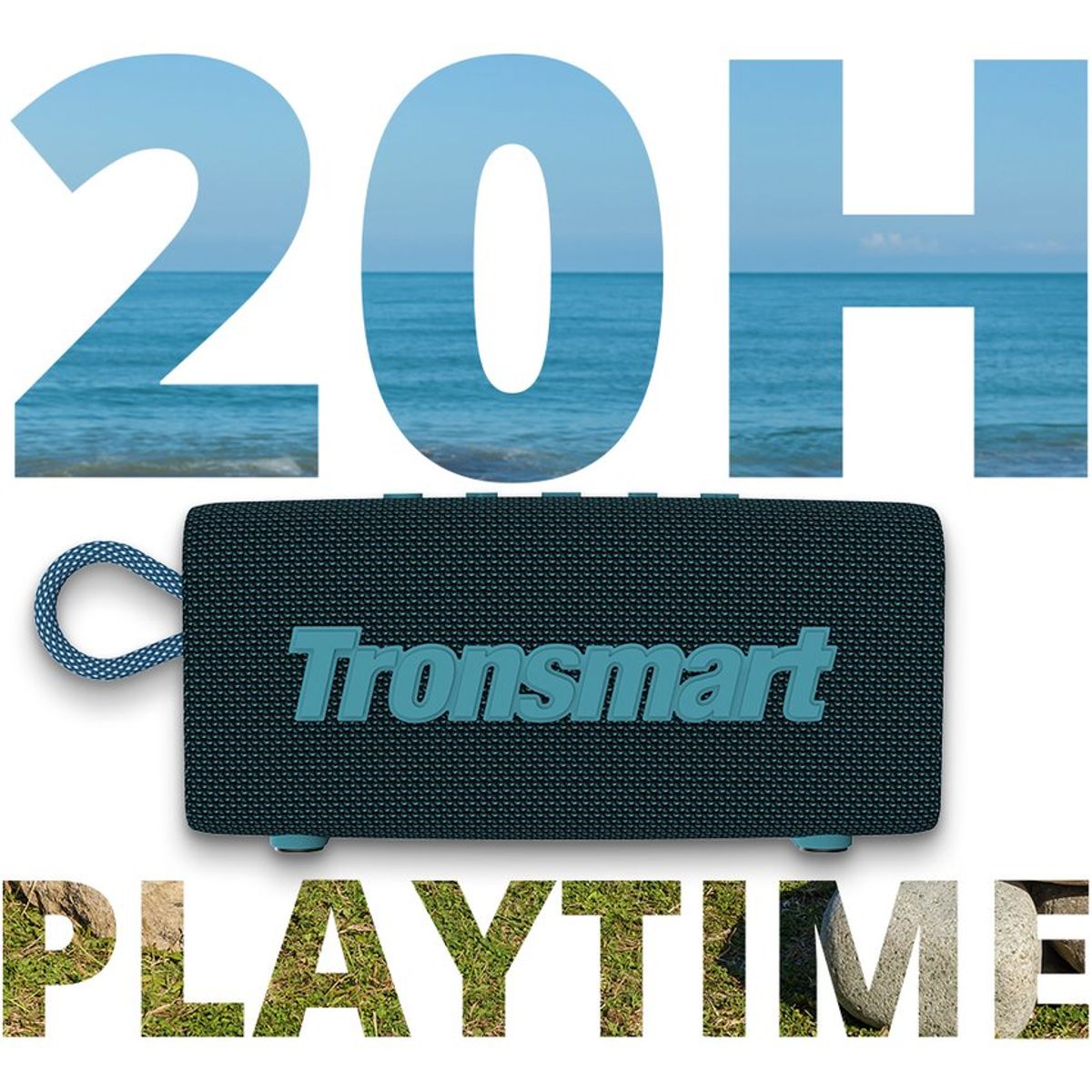 TRONSMART - Parlante Bluetooth Tronsmart Trip - Azul IPX7- 20hrs musica