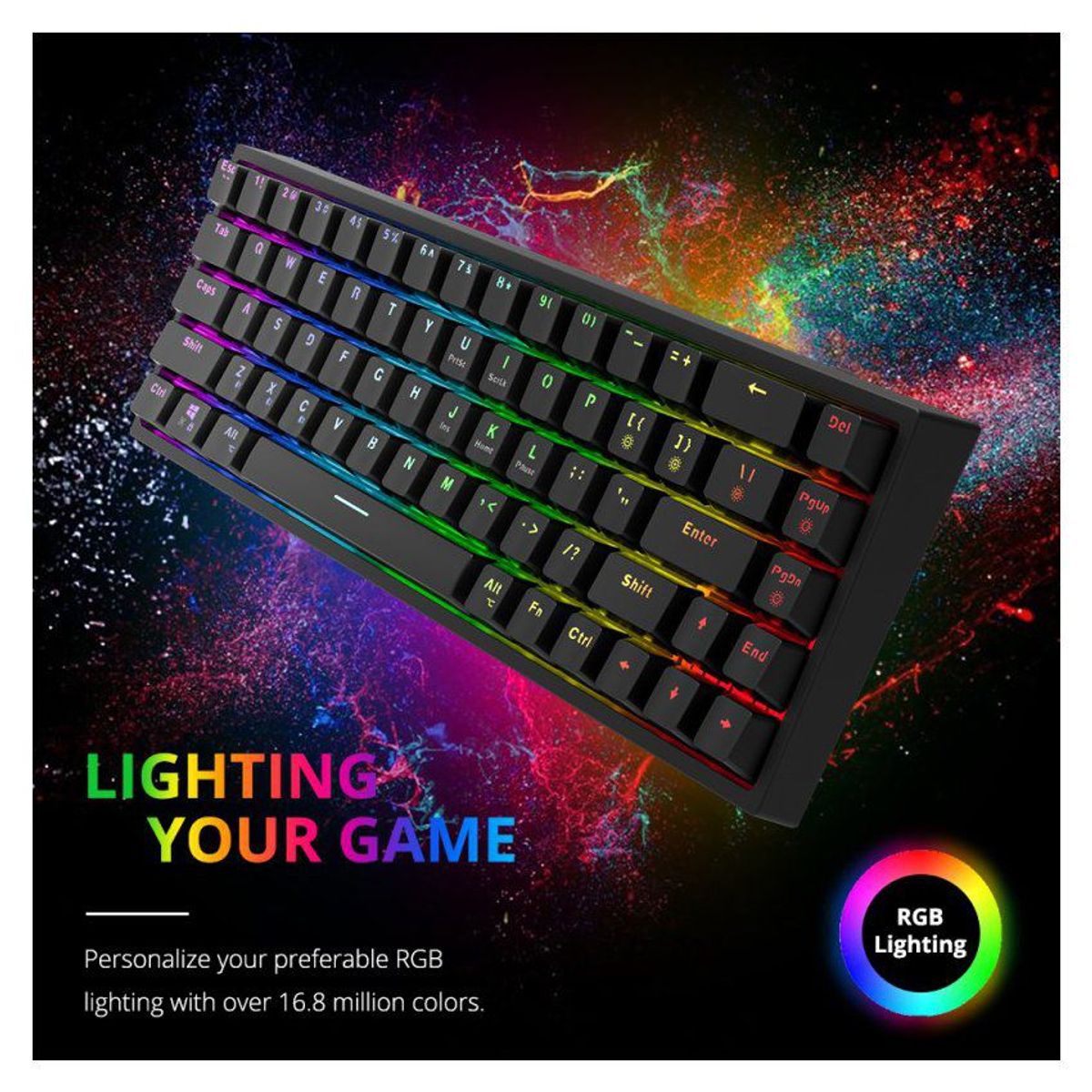 TRONSMART - Teclado Mecánico Tronsmart Elite  Recargable  - No Razer Redragon