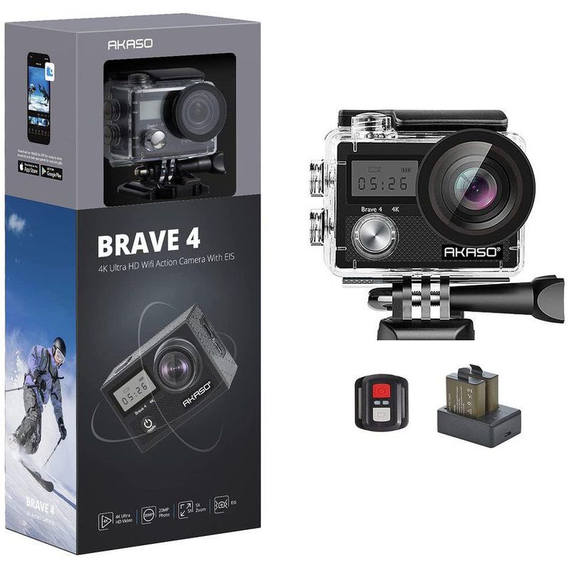 AKASO - Camara de Acción akaso Brave 4 4k30fps ultra hd 4K