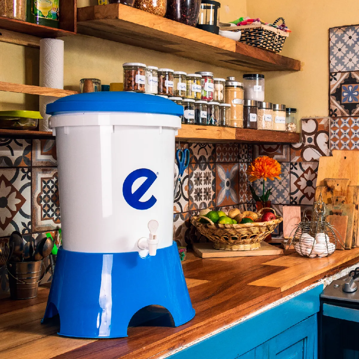 ECOFILTRO - Ecofiltro Filtro de Agua Colors 20 L Azul