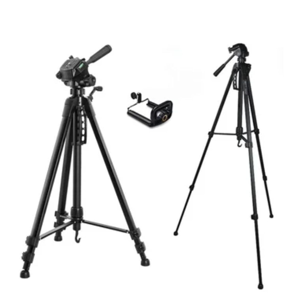 GENERICO - Tripode Camara Celular 3 Secciones 1.57m + Funda + Soporte 3540