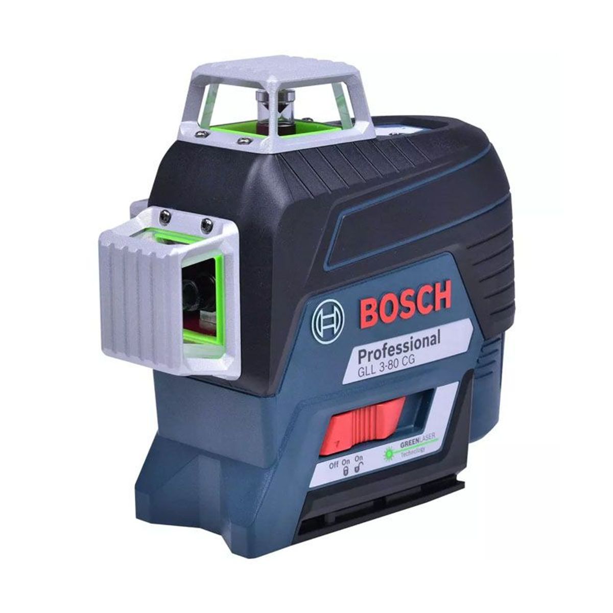 BOSCH - Nivel Láser Verde Bosch GLL 3-80 CG de 360° Bluetooth  Receptor