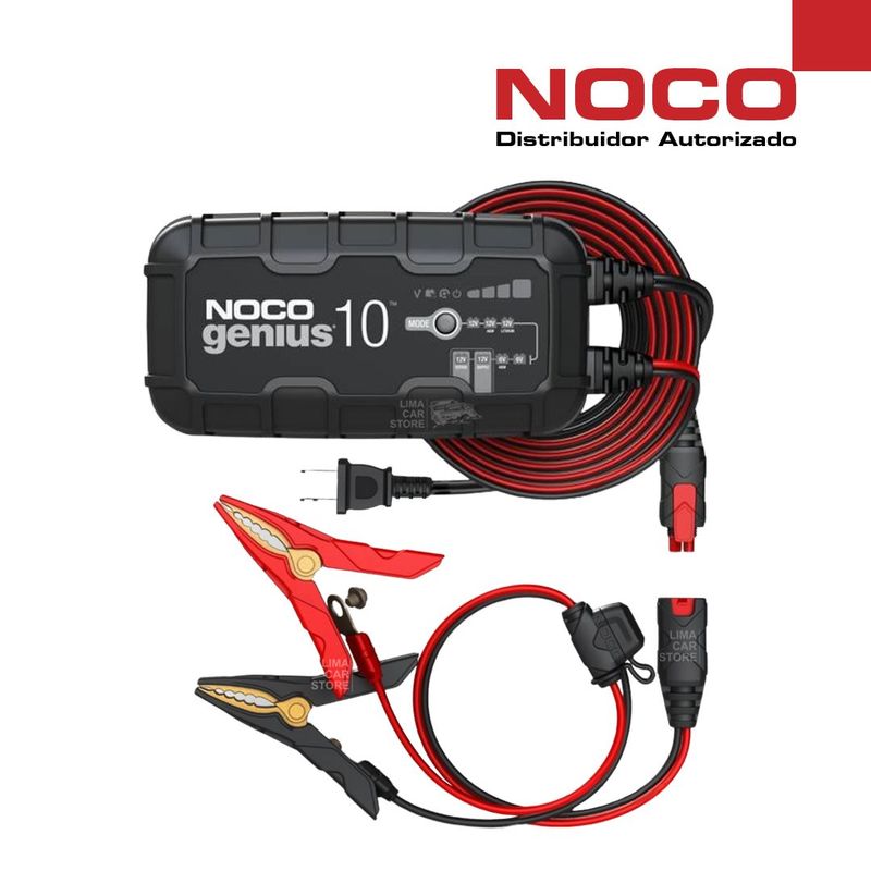 NOCO - NOCO GENIUS 10 Cargador Mantenedor de Batería 6-12v