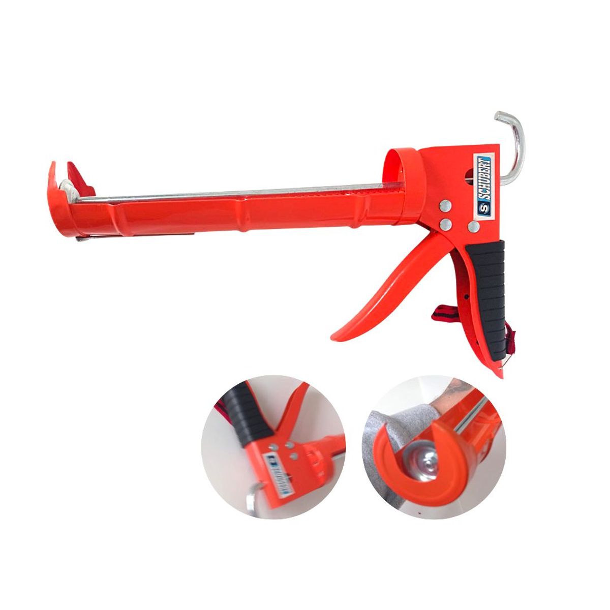 SCHUBERT - Pistola Para Silicona Profesional Mango Ergonómico Schubert