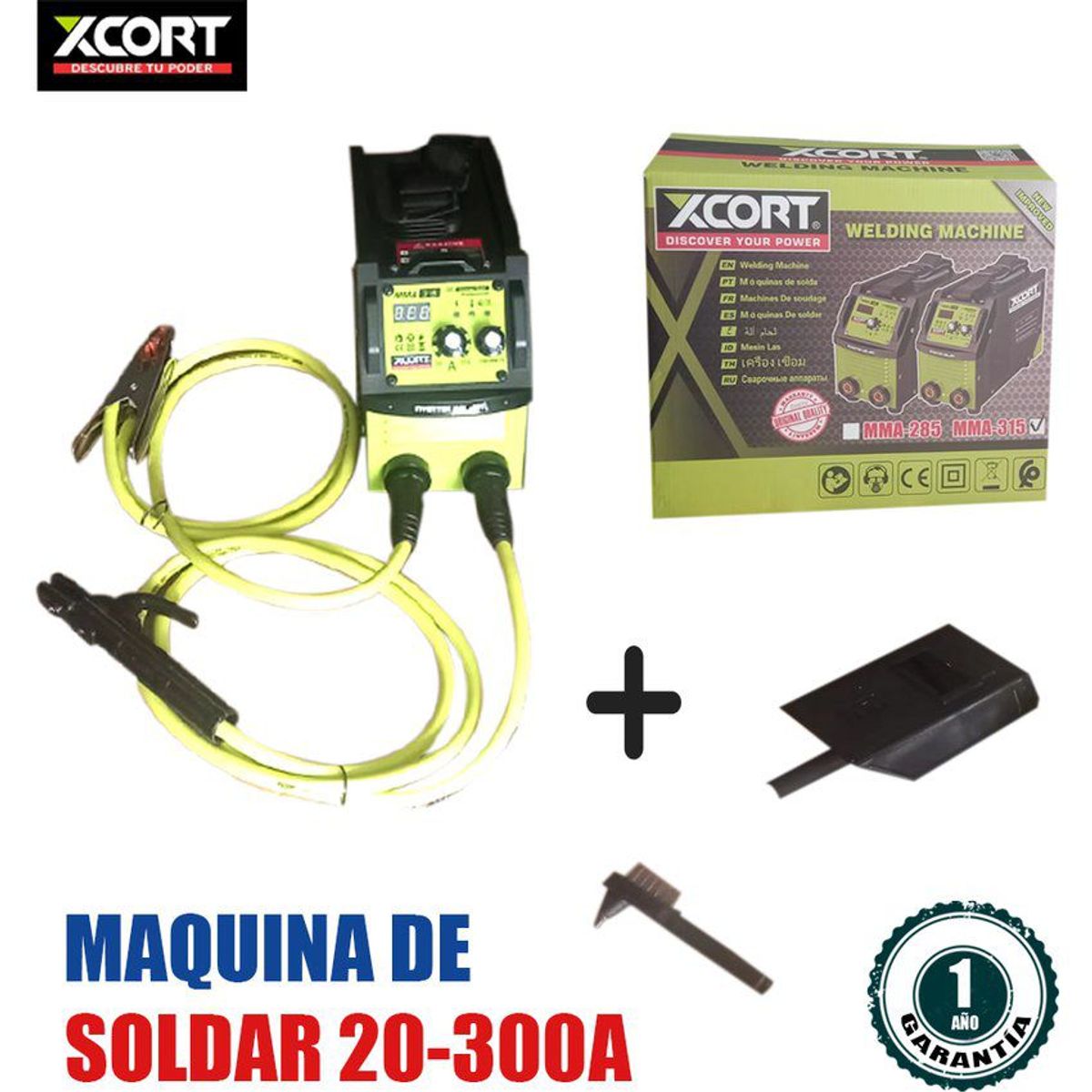 XCORT - Máquina de Soldar Inverter XCORT MMa-315 Soldadora Inversora 20-315 A